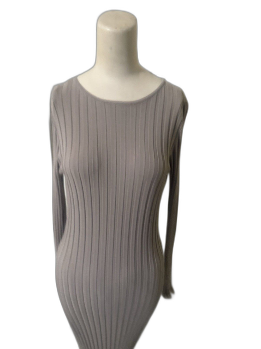 Forever 21 Premium Long Slleeved Ribbed Knit Maxi Dress Women Size 0X